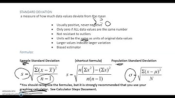 3.2 Measures of Variation