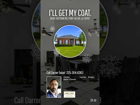 6642 Section Rd, Port Allen, LA home video tour