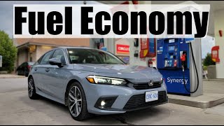 2022 Honda Civic Fuel Economy MPG Review   Fill Up Costs