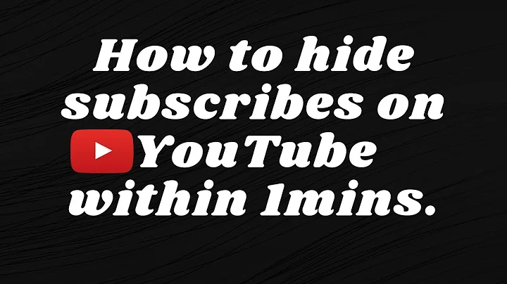 How to hide subscribers on YouTube in Desktop / Mobile 2021 in tamil