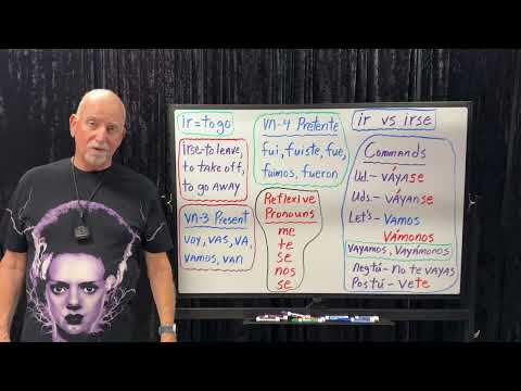 180 - Verb Study ..... Ir vs Irse