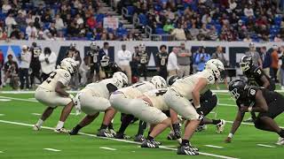 Navy All American Bowl 2026   East #6 Peter Bourque, Marion,MA, Tabor Academy HS with a TFL