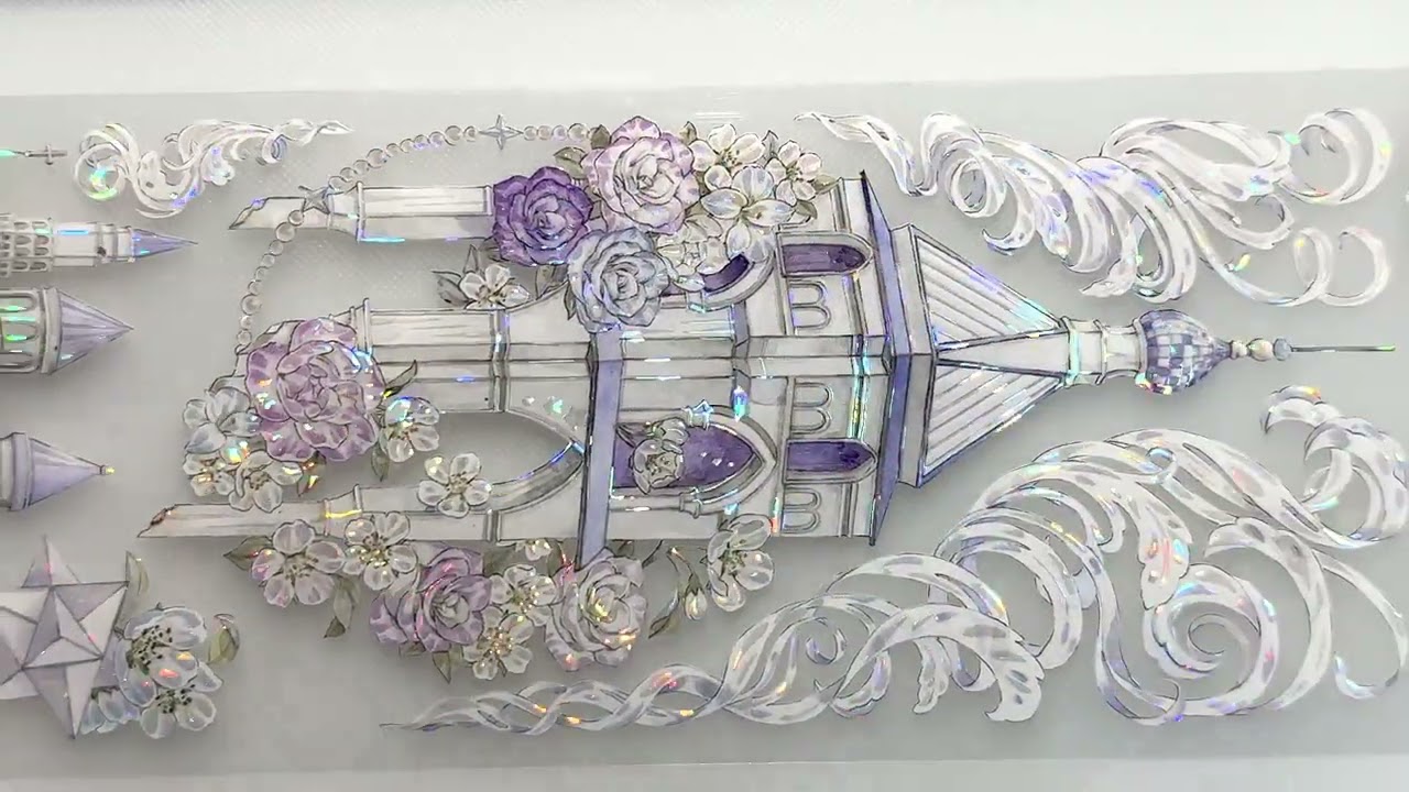 新七天】遺落之詩-PET貝殻光 - 沼のオアシス 海外マステのカット販売店