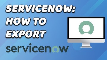 How To Export In Servicenow (EASY!)