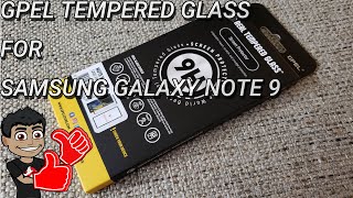 GPEL Tempered Glass for Galaxy Note 9