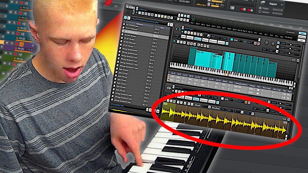 How to Chop Samples with TX16WX Sampler - YouTube