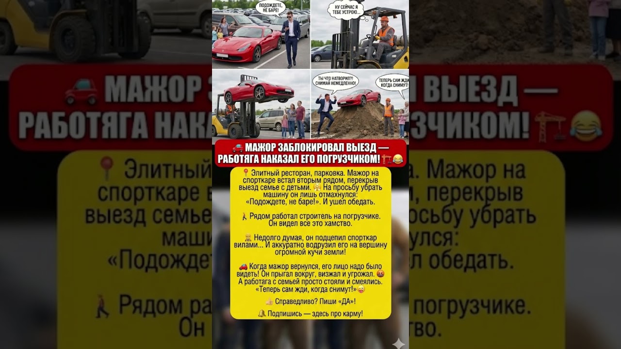 Мажор на Ferrari довыпендривался! Ответ работяги н