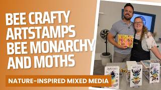 Bee Crafty Bee Monarchy & Moths | Mixed Media Stamping & Creative Inspiration