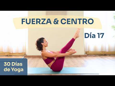 Yoga to Strengthen Core, Arms, and Shoulders (45 min) | Day 17 30-Day Yoga Challenge