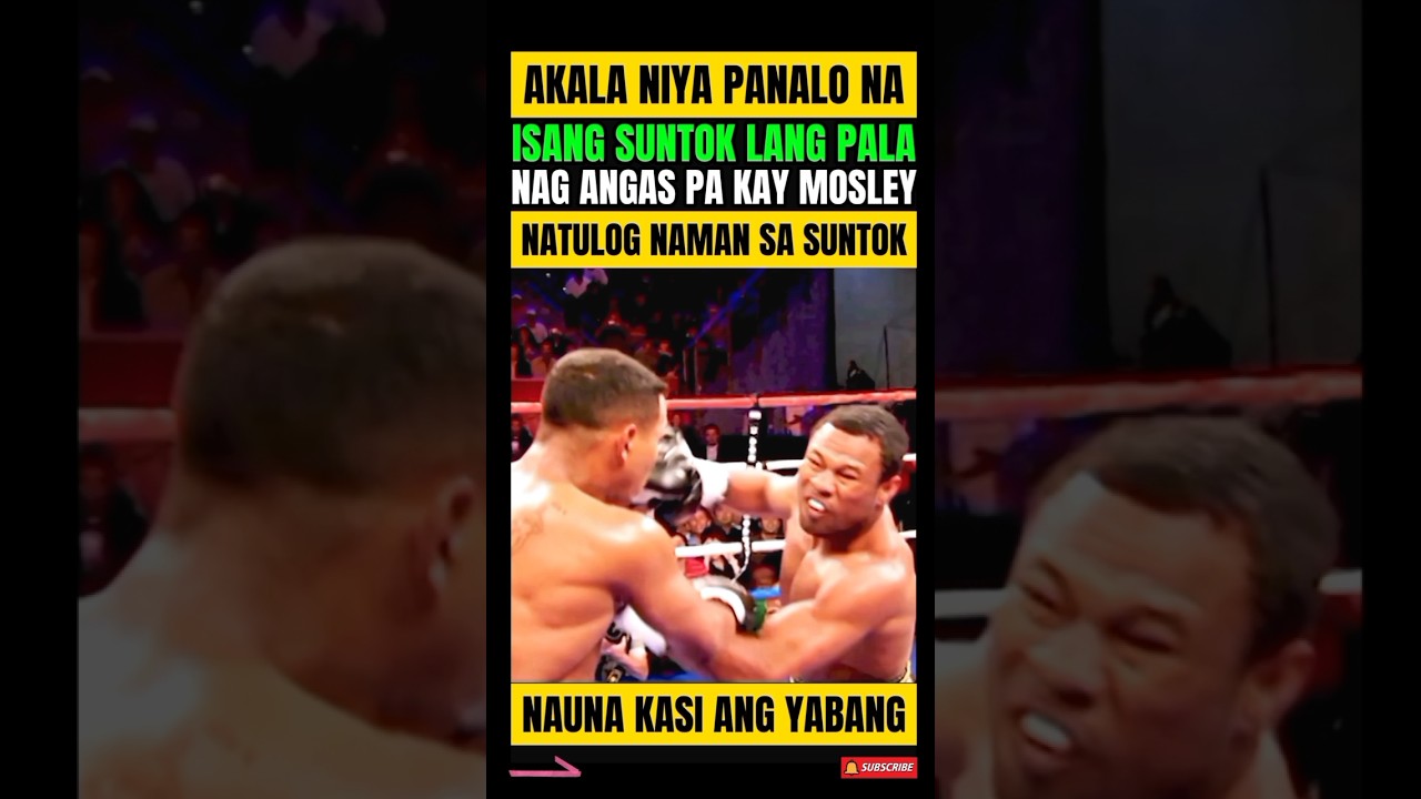 AKALA NIYA PANALO NA! NATULOG NAMAN PALA! NAG YABANG PA KAY MOSLEY!