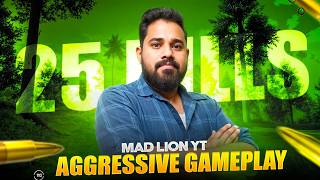 “Aim konchem late… confidence full!”🔥 | BGMI LIVE TELUGU | Mad Lion YT - 2072