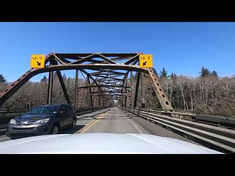 Driving from Hoquiam to Ocean Shores, Washington