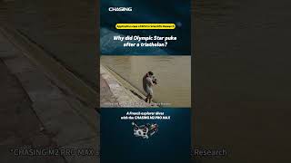 Why did Olympic Star puke after a triatholon? - CHASING UNDERWATER DRONE -#paralympics  #laseine @ChasingUnderwaterDrones
