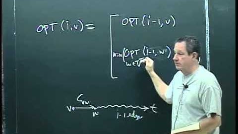Dynamic programming for  shortest path problem