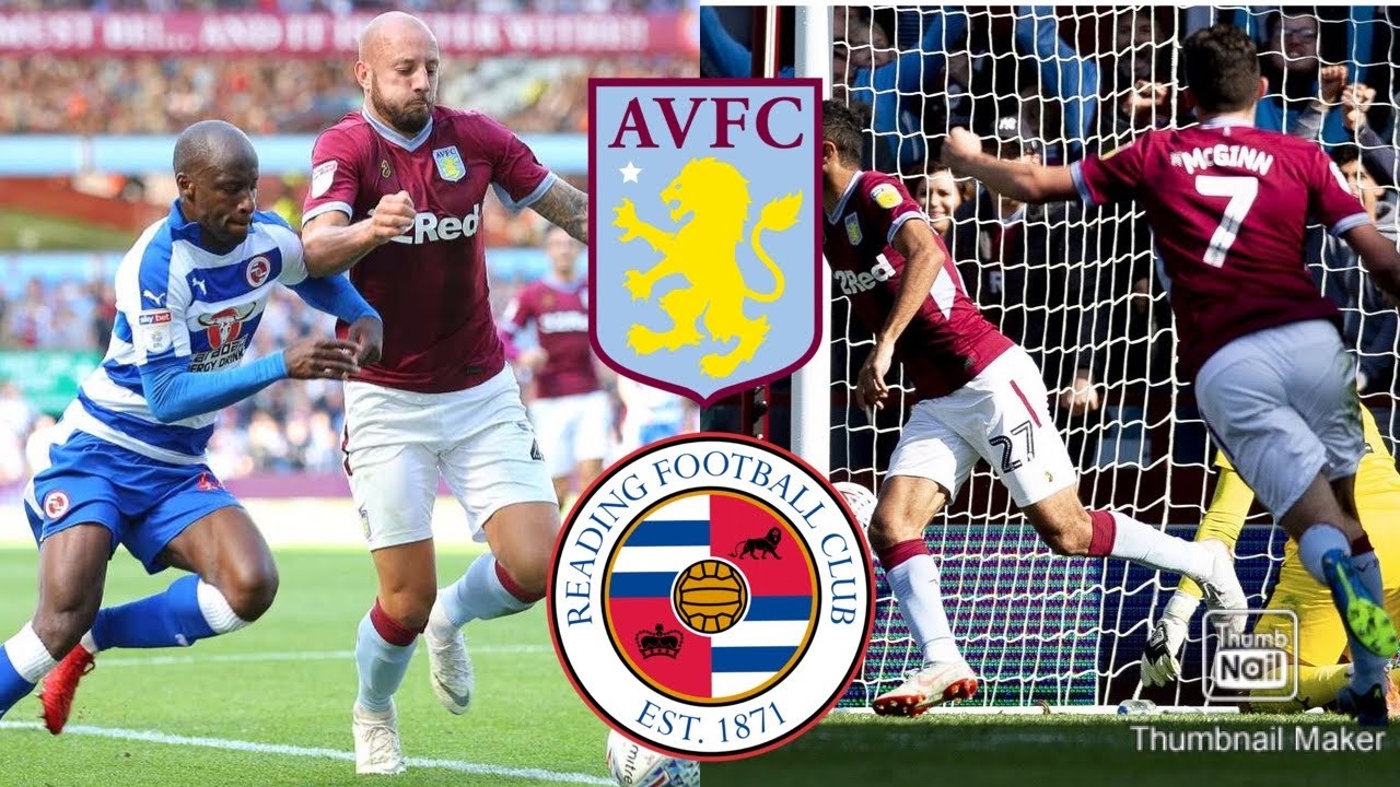 Aston Villa VS Reading 1-1 (robbed In The 93rd Minute) - YouTube