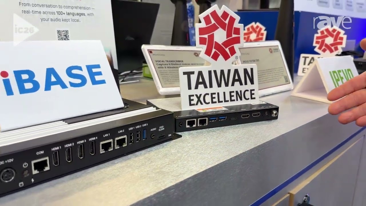 InfoComm 2026: IBASE Technology Showcases SI-636 Ultra-High Resolution Video Wall Signage Player