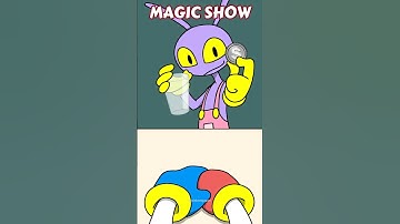 How!!😱TADC Jax vs Pomni Easy Magic Trick Tutorial Animation 10 #shrots #tricks #magic #tutorial