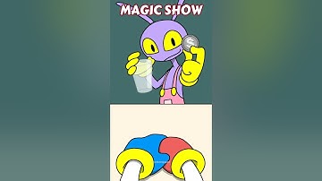 How!!😱TADC Jax vs Pomni Easy Magic Trick Tutorial Animation 10 #shrots #tricks #magic #tutorial