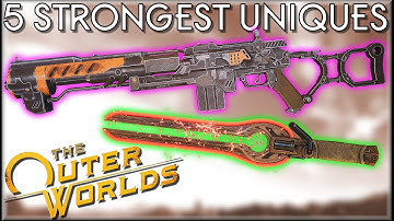 5 STRONGEST UNIQUE WEAPONS in The Outer Worlds - Caedo