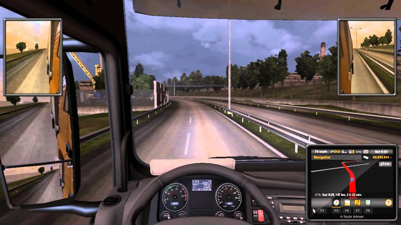 PS4 features and games Euro truck 2 gameplay - YouTube