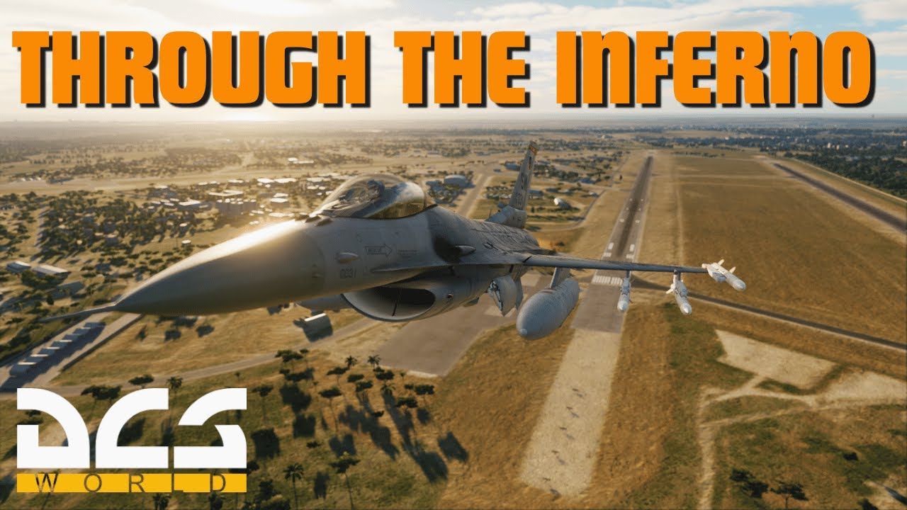 🔴DCS World: Through The Inferno with F-16 Viper - North Sinai Map (Dynamic PvE)