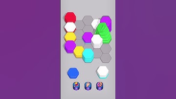 Hexa Sort 3D Max Levels #hexasort #shorts