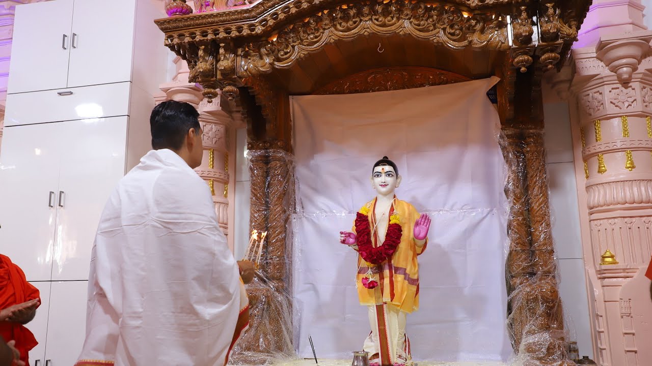 Himatnagar Mandir - Murti Prathishta - Abhishek