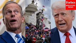 JUST IN: Thune Asked If He Agrees With Trump Admin That Police Responsible For Some Jan. 6 Violence