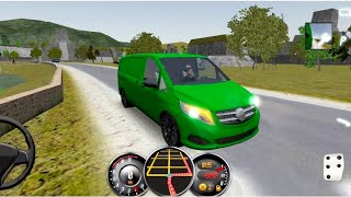 Driving school Mercedes Benz van (Android game) screenshot 5