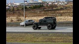 Super Hummer H1 "Icelandic" version on huge tires Hummer H1 Big Tires