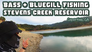 Fishing At Stevens Creek Reservoir Cupertino, CA For Bass And Bluegill | ITGETSREEL Episode 59