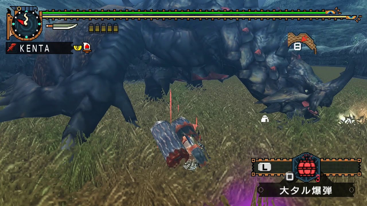 Mhp2g Mhfu グラビモス最小限界サイズ Minimum Size Gravios 1952 9 Youtube