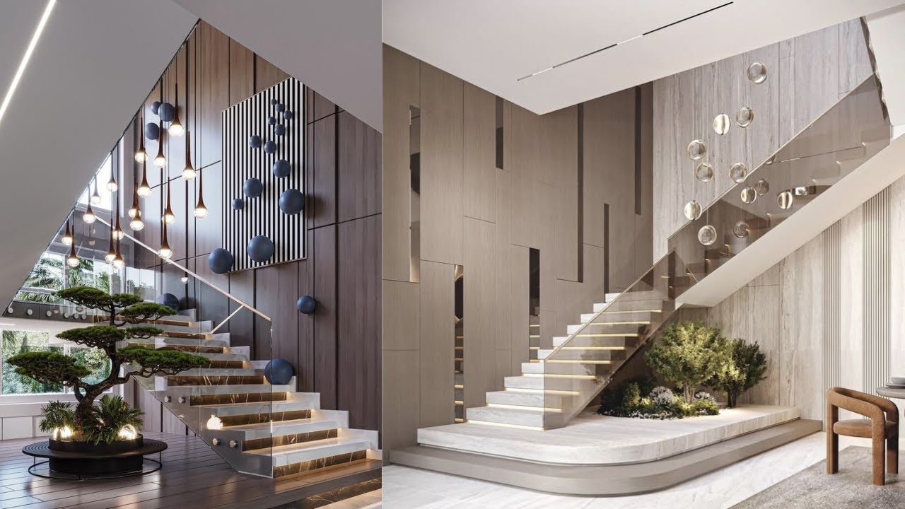 Latest and luxurious staircase wall design in 2025 | Home Decore ...