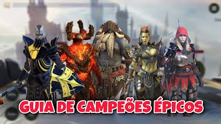 GUIA DE CAMPEÕES - Magnarr - Zargala - Hoskarul - Kytis - Cardinal - RAID SHADOW LEGENDS