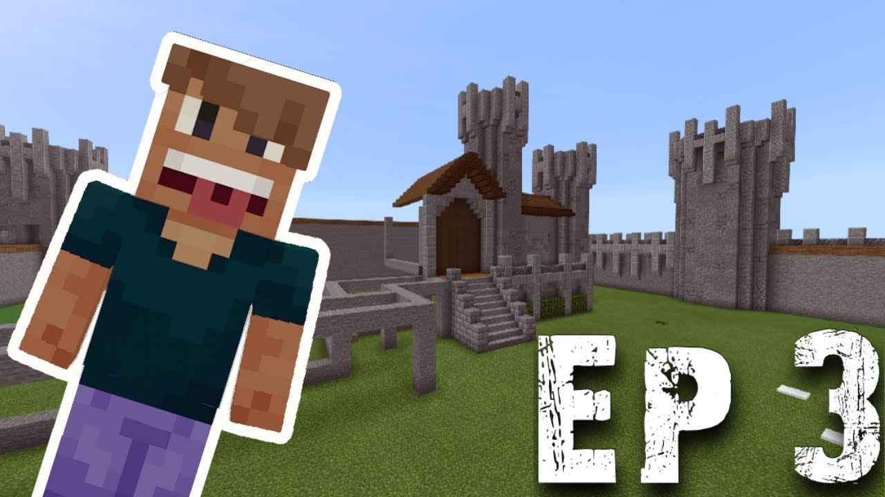 Minecraft Medieval City Ep.3 | Castle Door!