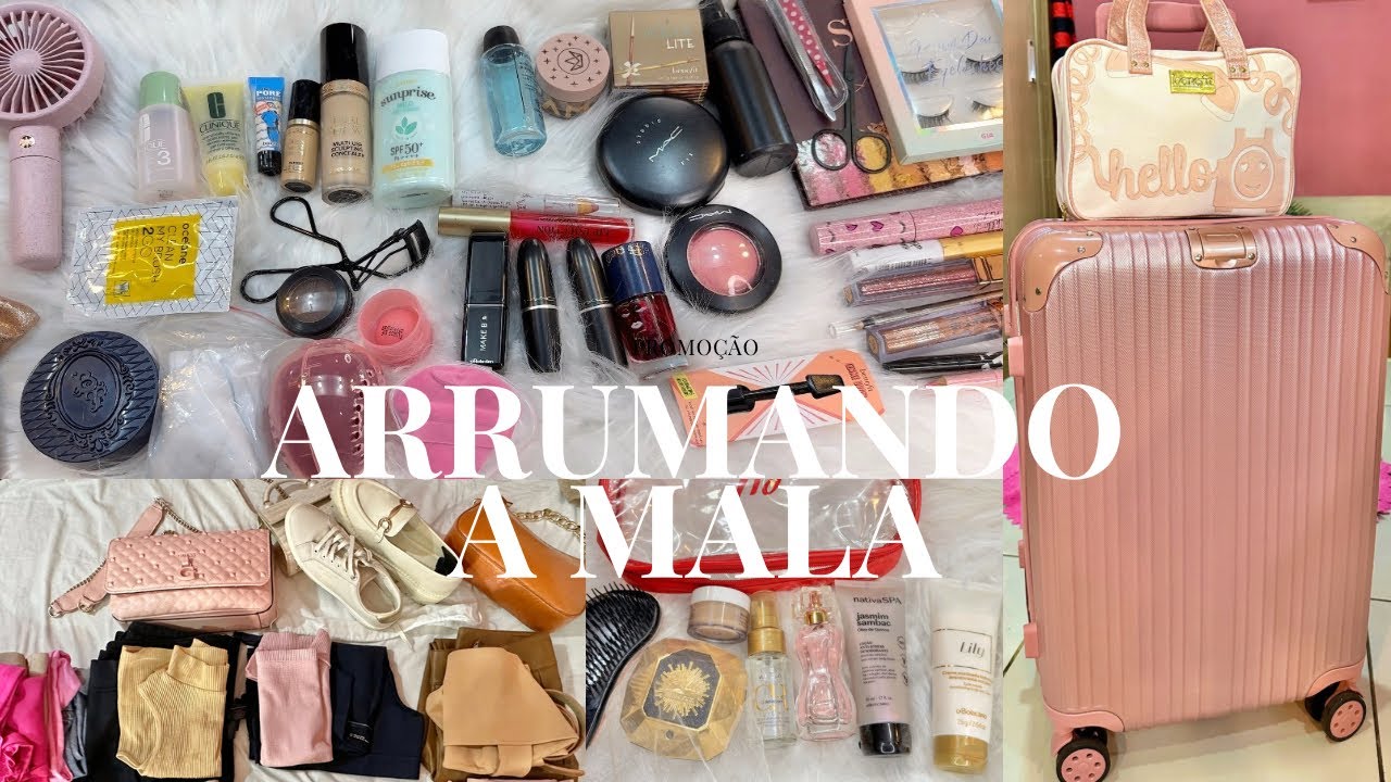 ARRUMANDO A MALA COMPLETO - MAKES, SKINCARE, LOOKS, PERFUMES e muito mais | KAROLAYNE LIRA