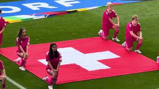 Swiss National Anthem England  Switzerland euro 2024 Quarterfinal Dsseldorf euro2024