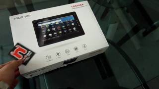 Toshiba Folio 100 Tablet Unboxing