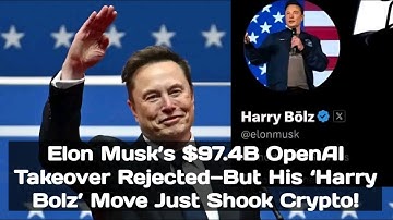 Elon Musk’s $97.4B OpenAI Takeover Rejected—But His ‘Harry Bolz’ Move Just Shook Crypto!