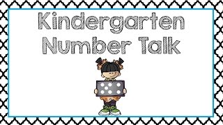Kindergarten Number Talk - Fluency with 7