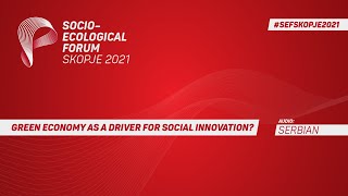 [SRB] Green economy as a driver for social innovation?