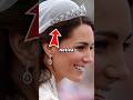 Did You Notice Catherine&rsquo;s Tiny Wedding Tiara? #shorts #catherine #kate