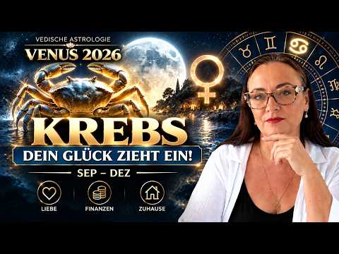 Cancer - Happiness moves in | Vedic Astrology with Susanne Seemann