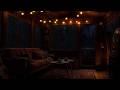 99% Fall Asleep Fast 😴 Heavy Rain Outside a Cozy Wooden Cabin 🌧️ Warm Night Ambience