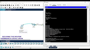 SECURING THE ROUTER PART 4 LOCAL LOGIN and CREATING A NEW USER