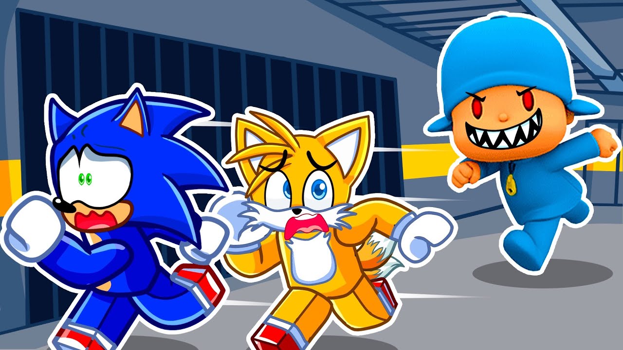 ESCAPA DE LA PRISION DE POCOYO en Roblox!