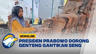 Prabowo Ajak Warga Ganti Seng dengan Genteng Nasional - [Newsline Bisnis]