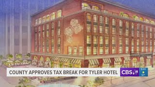 Smith County commissioners approves tax break for boutique hotel in downtown Tyler