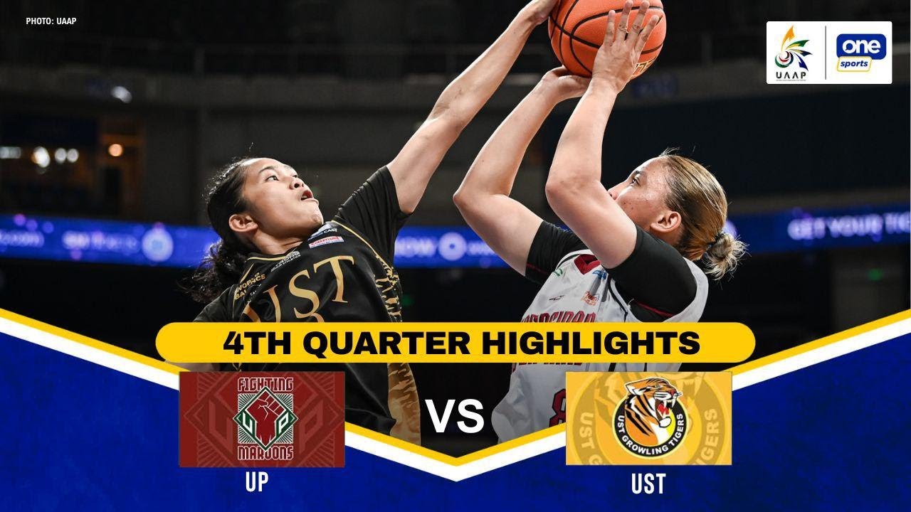 UP vs. UST | 4TH QUARTER HIGHLIGHTS | UAAP SEASON 88 WOMEN’S BASKETBALL ...