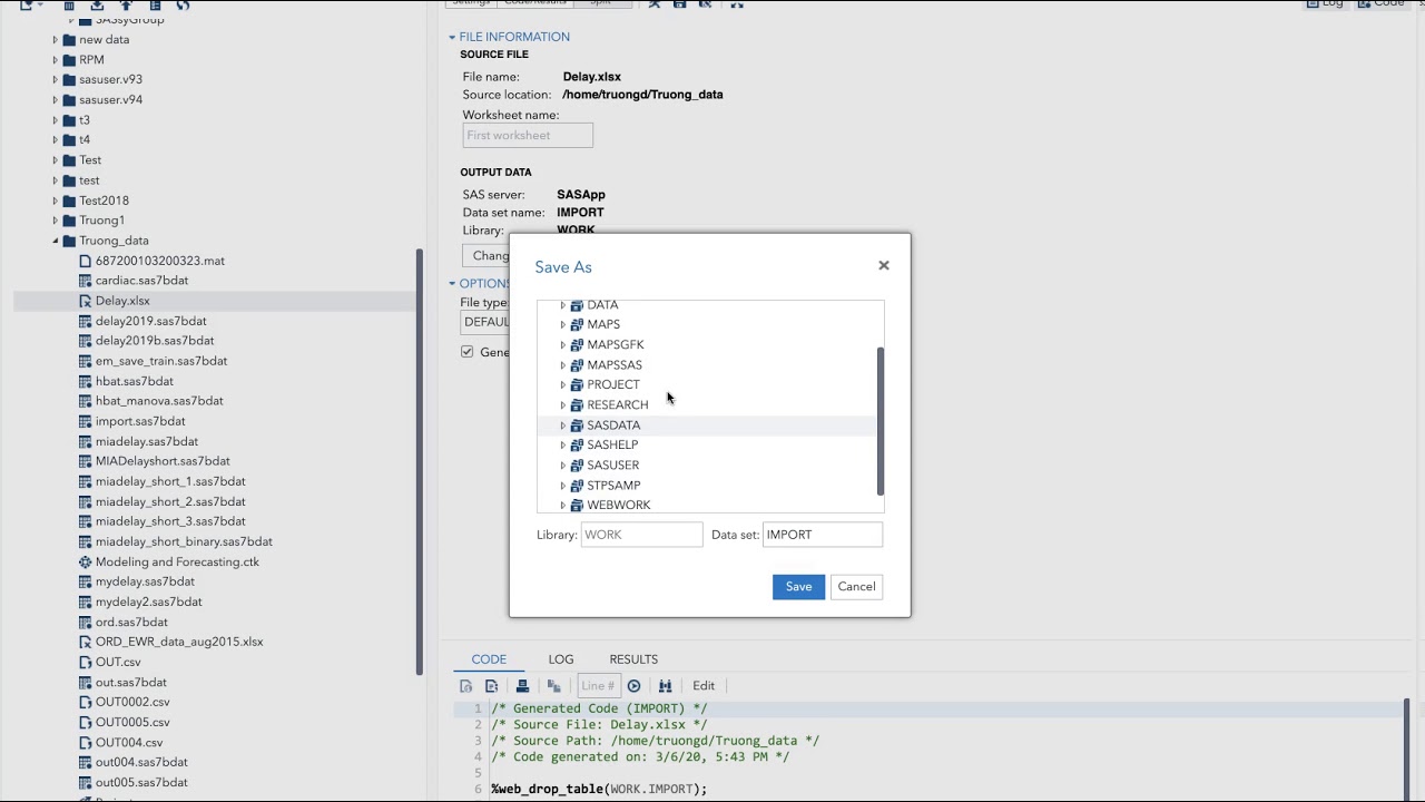 sas university edition set libname path on mcbook